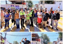 Ray Chagoya fortalece la movilidad en Volcanes con la entrega de la calle Zempoaltépetl