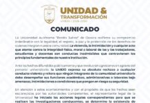 LA UNIVERSIDAD AUTÓNOMA “BENITO JUÁREZ” DE OAXACA, A TRAVÉS DE SU RECTORÍA, INFORMA: