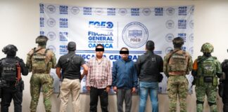 Logran fuerzas de seguridad detención de dos personas armadas y con drogas en Juchitán; suman más de 10 capturas estratégicas en el Istmo: Fiscalía de Oaxaca