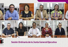 Celebra Junta General Ejecutiva del IEEPCO sesión ordinaria de octubre