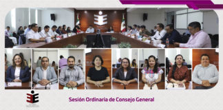 En Sesión Ordinaria IEEPCO da seguimiento a actividades institucionales