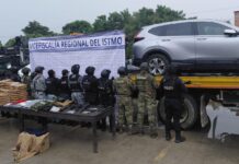 Golpe histórico en el Istmo: Fiscalía de Oaxaca junto a Fuerzas Federales y Estatales desmantelan centro de operaciones de narcomenudeo, aseguran más de 160 paquetes de drogas y armas en Juchitán