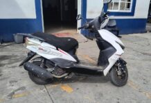 Policía Municipal asegura motocicleta con reporte de robo en San Martín Mexicapam