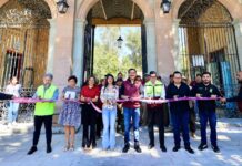 Ray Chagoya entrega primera etapa de rehabilitación de banquetas del Panteón General y San Miguel