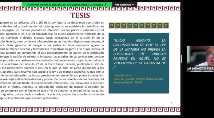 UABJO FORTALECE LA FORMACIÓN EN DERECHO AGRARIO CON LA SEGUNDA SESIÓN DE SU 6.ª EDICIÓN