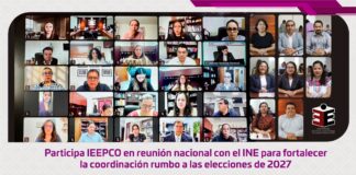 Participa IEEPCO en reunión nacional con el INE para fortalecer la coordinación rumbo a las elecciones de 2027